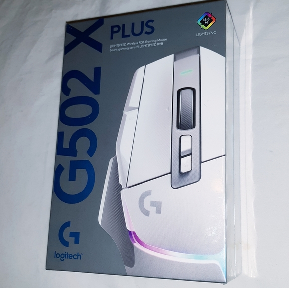 Logitech G502 X Plus Hero Superlight Speed Wireless Gaming Mouse - Picture 2 of 12